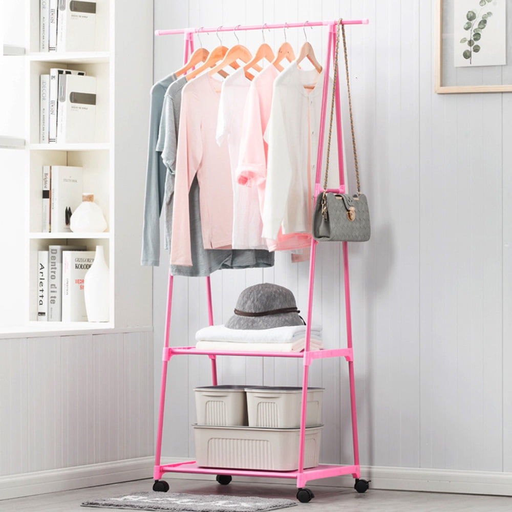 MABOTO Triangle Coat Rack Steel Tube Removable Large Capacity Hanging Clothes Tree Quilt Shoes