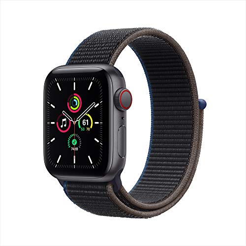 Apple Watch SE GPS + Cellular, 40mm Space Gray Aluminum Case