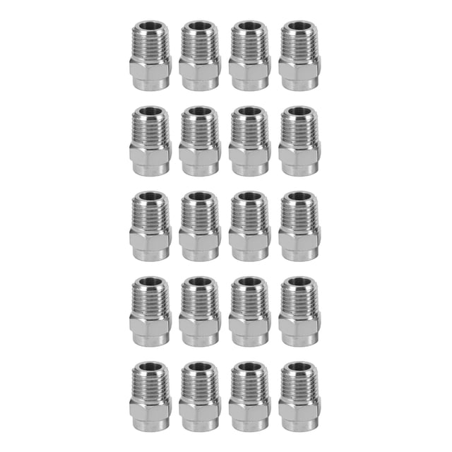 20 Pcs Pressure Washer Surface Cleaner Nozzle Thread Type Spray Nozzle to Water Broom and Undercarriage Cleaner
