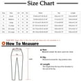 thumbnail image 2 of WIZUTIZ Business Casual Pants for Women Plus Size Relaxed Baggy Wide Leg Beach Pants Stretch Elastic High Waist Beach Pants Solid Flowy Smocked Ruffled Pants Hiking Clubs Black, 2 of 5