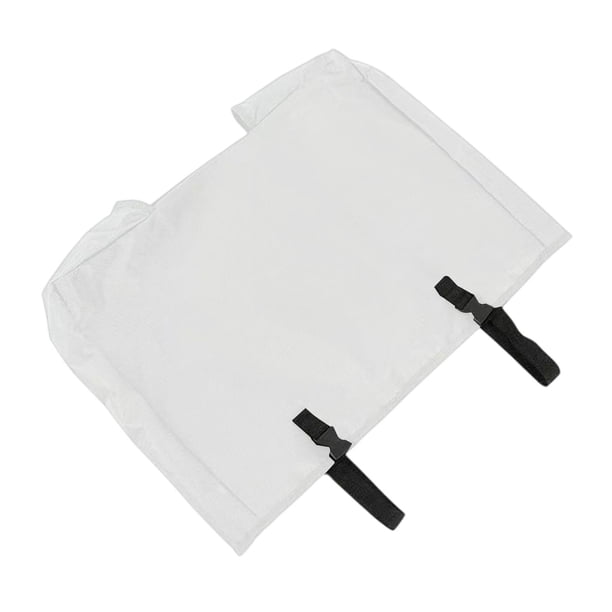Funda para carrito de compras, funda plegable para carrito, bolsa protectora para almacenamiento de camping al aire libre Blanco