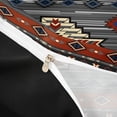 thumbnail image 4 of jejeloiu Bold Tribal Bedding,Southwest Print Duvet Cover Full For Boys,Red Gray,Black Reversible,3-Piece,1 Duvet Cover and 2 Pillowcases, 4 of 6