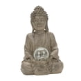 thumbnail image 4 of Estatua de Buda decorativa con luz Strade Fareast Limited 17,5 cm x 10 cm x 28 cm, 4 of 8