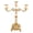 Gold and White, variant on Riousery Metal Arms Candelabra European Style Retro Candlestick Holder Romantic Candle Holder Decoration for Wedding Dinner Party Gold and White Five Heads (13.39 inches / 34 cm)[cite: 1]