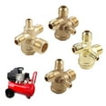 thumbnail image 5 of 14 16mm Air Compressor 4-Port Brass Male Threaded Check Valve Connector Tool, 5 of 5