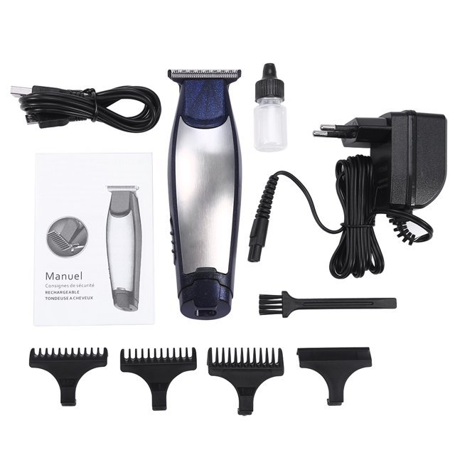 Cortadora de pelo eléctrica USB portátil para hombres, afeitadora, máquina de corte de pelo para peluquero