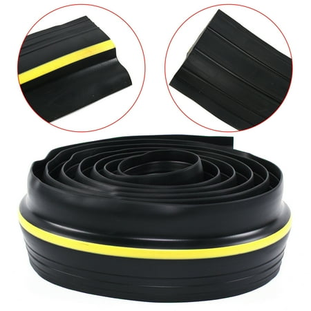 

FETCOI Black PVC Garage Door Threshold Sealing Strip Universal DIY Weather Stripping 3M