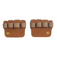 thumbnail image 4 of Wmool Poignées de Levage de Poids Gants de Gym avec Sangles 4 Doigts en Cuir Protection de Paume Z5, 4 of 8