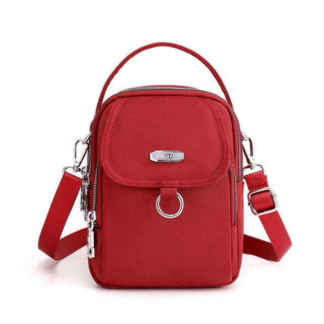 Xihbxyly Bolso Bandolera Multicompartimento, Diseño Ligero de Nailon, Correas de Hombro Desmontables, Elegante Bolso Cruzado y de Hombro, Versátil para Viajes y Uso Diario, Gran Capacidad, Diseño Uni