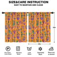 thumbnail image 2 of Blackout Kids Curtains,Purple Green Mushroom Plant Orange Pattern Childrens Insulated Curtains Set Of 2,Bedroom Essentials,Toddler Room Decor 42"x54", 2 of 5