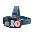 thumbnail image 2 of Lámpara Faro resistente al agua portátil con gancho Sensor de ondas inteligente Ehuebsd recargable por USB luz de bicicleta de doble uso linterna de noche para exteriores, 2 of 9