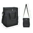 thumbnail image 5 of Kato 6 Bottle Insulated Wine Carrier Bag Best Large Travel Cooler Totes with Detachable Divider and Adjustable Strap, 5 of 7
