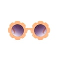 thumbnail image 2 of Wutalume Cute Round Frame Kids Sunglasses with Flower Design and PC Materials, UV Protection Sun Glasses for Children, Adorable and Safe Eyewear for Beach,and Daily Use,Orange, 2 of 5