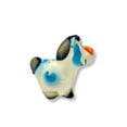 thumbnail image 4 of Stp Goods Mini Horse Handmade Porcelain Figurine 2.36x2.36" (6x6 cm) Symbol of 2026 Majolika Figurine Hand-Painted Porcelain Sculpture Home Decor Tabletop Porcelain Horse, White Blue Red, 4 of 4