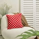 thumbnail image 4 of Christmas Red And White Polka Dots Pillowcases Plush Jacquards Holiday Decoration Pillowcases Living Room Sofa Bed Cushion Covers, 4 of 6