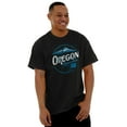 thumbnail image 4 of Oregon Pacific Crest Mountains Retro Men's Graphic T Shirt Tees Brisco Brands S, 4 of 4