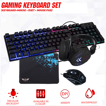K59 Mechanical Keyboard and Mouse and Headset Combo