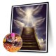 thumbnail image 2 of Pintura de diamante 5D DIY Taladro redondo completo Escalera del cielo Decoración para el hogar Arte Artesanía FLhrweasw  Nuevo, 2 of 9