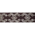 thumbnail image 1 of Vickerman 4" Chocolate Dupion with Gold Sequin Stripe Christmas Ribbon, 1 of 1