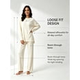 thumbnail image 5 of MecTo Sleepwear Loose Side Split Wide Leg, Pajamas Set (Women's), 5 of 8