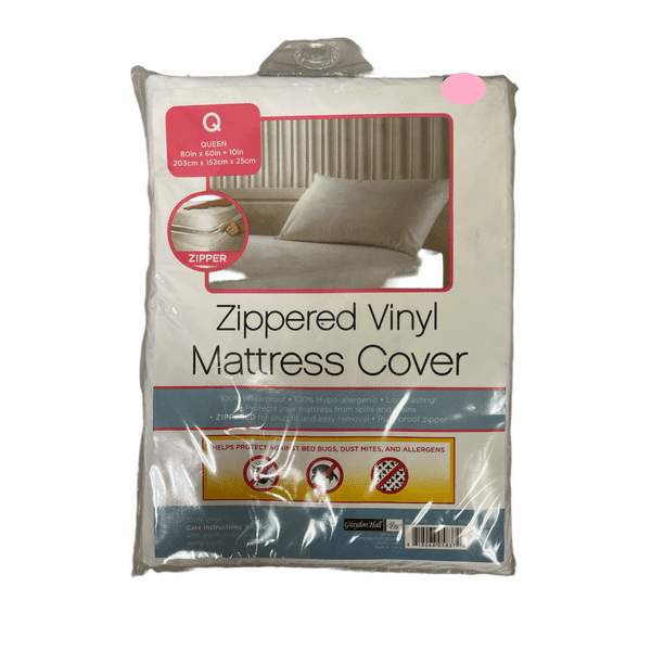 Graydon Hall Waterproof Zippered Vinyl Mattress Cover Bed Bug