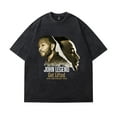 thumbnail image 2 of XIANQI John Legend Tour Vintage Washed T-Shirt Round Neck Short Sleeve black, 2 of 7