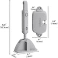 thumbnail image 2 of Metal Window Frames, Baby Safety UPVC Window Lock, Window Safety Locks for Toddlers & Pets, Easy to Install - q36, 2 of 5