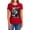 Red, variant on DC Power Women's T Shirt, Charcoal, Small