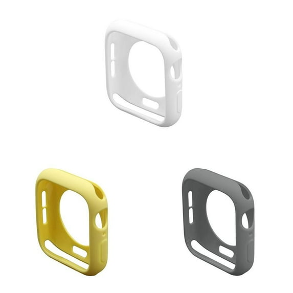 BXUXOHS (1Pack/3Pack) Case for Apple Watch Case Ultra 49mm 45mm 40mm 38mm 42mm 44mm 41mm Thin Soft TPU Shockproof Bumper Silicone Shell Protector Cover Accessories for iWatch Ultra 8 7 SE 6 5 4 3 2 1