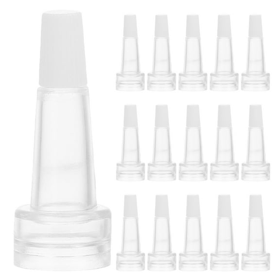 BESTYASH 50Pcs Mini Vials Transparent Plastic for Laboratory Use