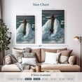 thumbnail image 4 of Elephant Stock Storm At La Jument Lighthouse Wall Art - Vertical Canvas Wall Art - Living Room Wall Decor - Nautical Canvas - Teal And Blue Decor - 24" x 36", 4 of 8
