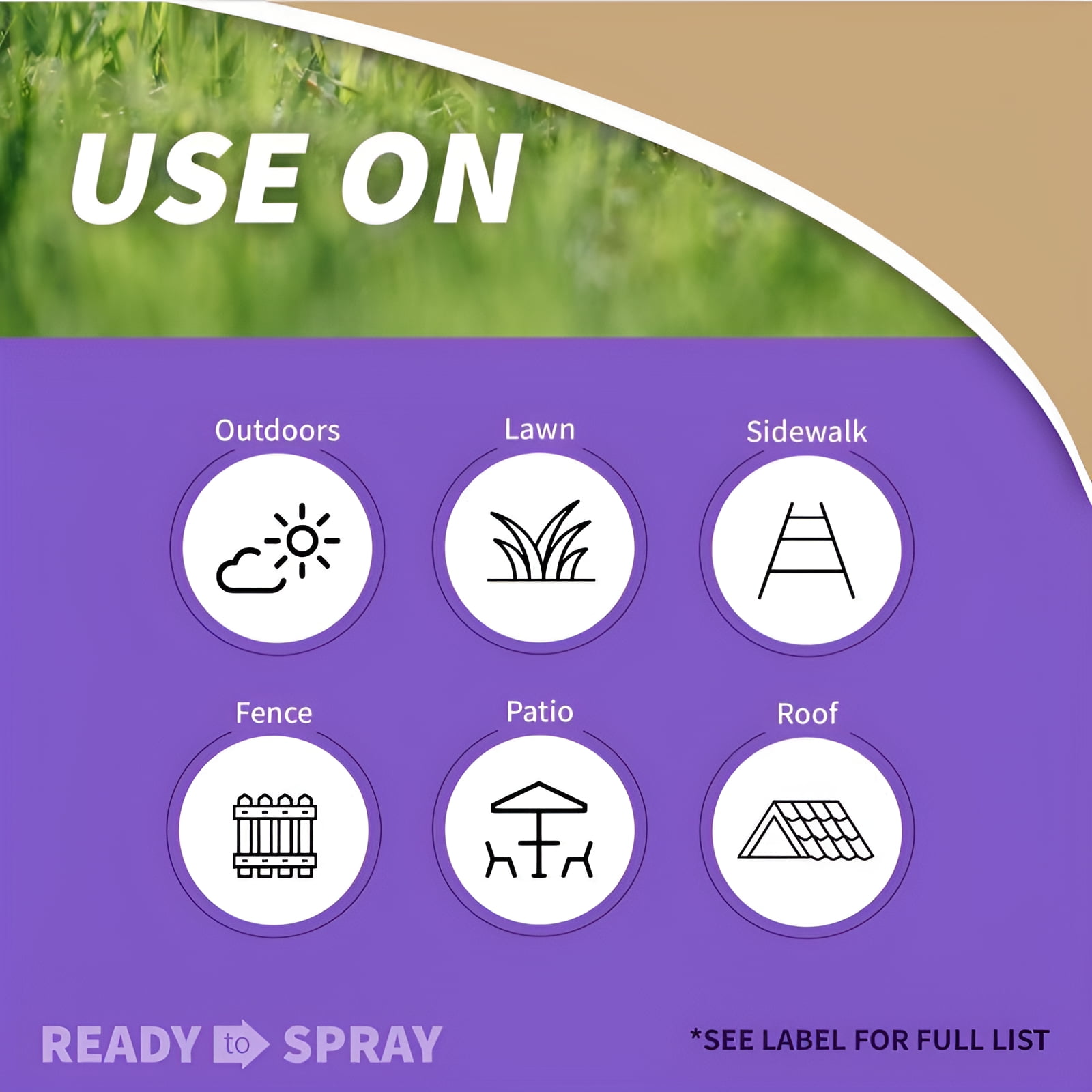 Bonide (BND728) - MossMax Moss Killer, Ready to Spray, Outdoor Algae, Moss, & Lichens Control (32 oz.)