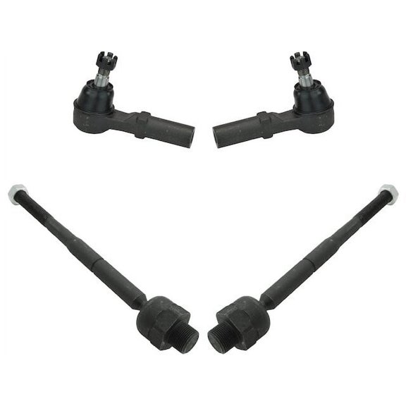 Front Tie Rod End Set 4 Piece - Compatible with 2007 - 2009 Chrysler Aspen 2008