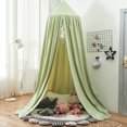 thumbnail image 5 of Bed Canopy for Girls, Soft Princess Canopy for Girls Bed, Dreamy Decor Frills Bed Canopies for Kids Room, Hanging Canopy Bedding Drapes Toddler Reading Nook Play Tent, 5 of 5
