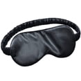 thumbnail image 1 of Antifaz de seda simulada negro, 1 of 4