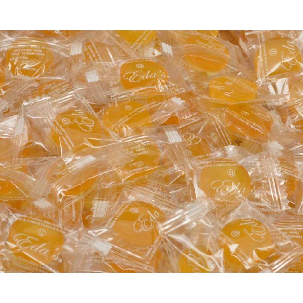 Eda's Sugar Free Hard Candy Lemon Flavor Individually Wrapped, Kosher