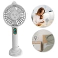 thumbnail image 3 of Ventilateur Portatif Rechargeable 2000 mAh Ventilateur Portatif Rechargeable avec Support 3 Pulvérisations Réglables Ventilateur Personnel Blanc, Ventilateur Personnel Portatif, 3 of 5