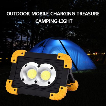 

Portable Spotlight LED Work Light Rechargeable Outdoor Light for Hunting Camping Latern Flashlight
