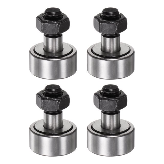 Unique Bargains 4 Pcs CF12 Cam Suiveur KR30 Roulement à Aiguilles M12x1.5mm 30mm Diamètre Rouleau Miniature Roulements à Rouleaux