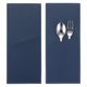 thumbnail image 1 of Uxcell 2 Pcs Funda de Cuero para Cubiertos Bolsa de Cuchillo para Mesa de Comedor, Azul Oscuro, 1 of 5
