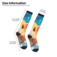 thumbnail image 2 of Balery Cloud Cute Hamster Calcetines novedosos Calcetines deportivos Calcetines hasta la rodilla Calcetines de algodón Calcetines originales y geniales, 2 of 6