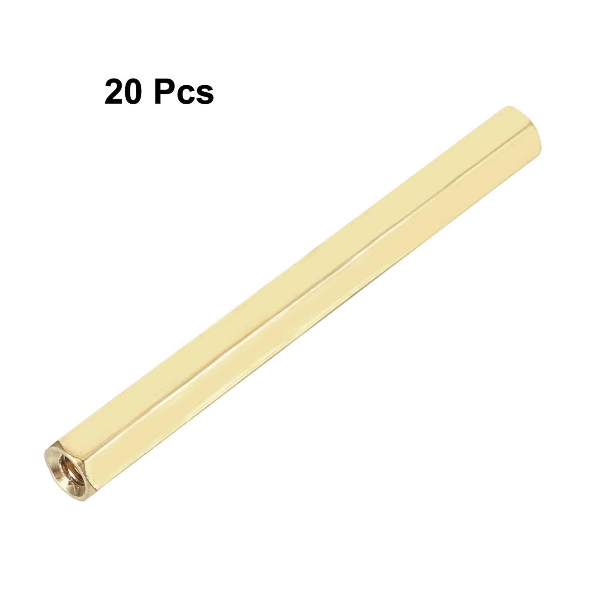 20pcs Brass StraightFemale Thread Hex Standoff Spacer M3x5x60mm