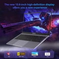 thumbnail image 3 of Laptop 15.6 in FHD Gaming Laptop AMD Ryzen 5 7430U 16GB DDR4 512GB SSD with Windows 11 Pro, 3 of 8
