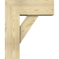 thumbnail image 3 of Ekena Millwork 8"W x 20"D x 24"H Traditional Block Rough Sawn Bracket w/ Offset Brace, Douglas Fir, 3 of 25