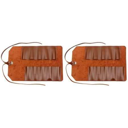 

Frcolor Tool Roll Bag Tools Leather Pockets Up Canvas Case Wrap Screwdriver Organizer Carrier Pouch Carrier Holder Pliers