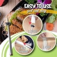 thumbnail image 2 of kurtrusly Stainless Steel Plum Onion Cutter Vegetable Grater Shredder Slicer Cutter Kitchen Tools for Onion Vegetable Fruits, 2 of 8