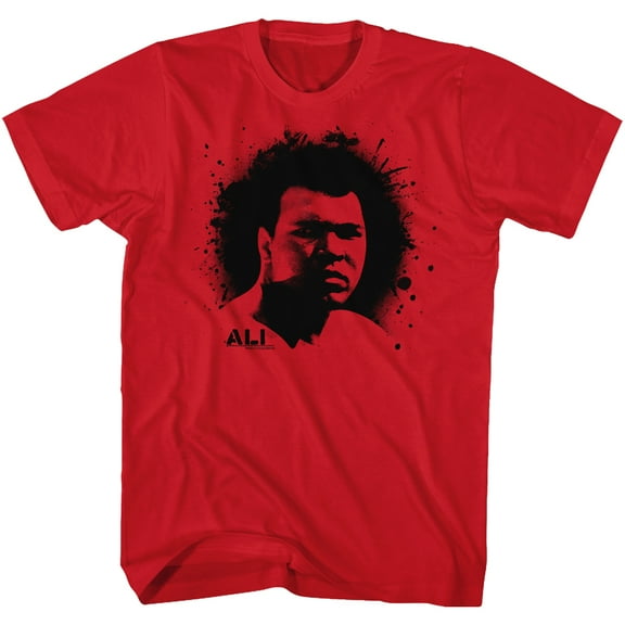 Muhammad Ali Shabam Red Adult T-Shirt