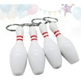 thumbnail image 4 of 3 Pcs Porte-Clés Quilles, Charmes de Sac à Main, Cadeaux de Fête de Bowling, 4 of 8