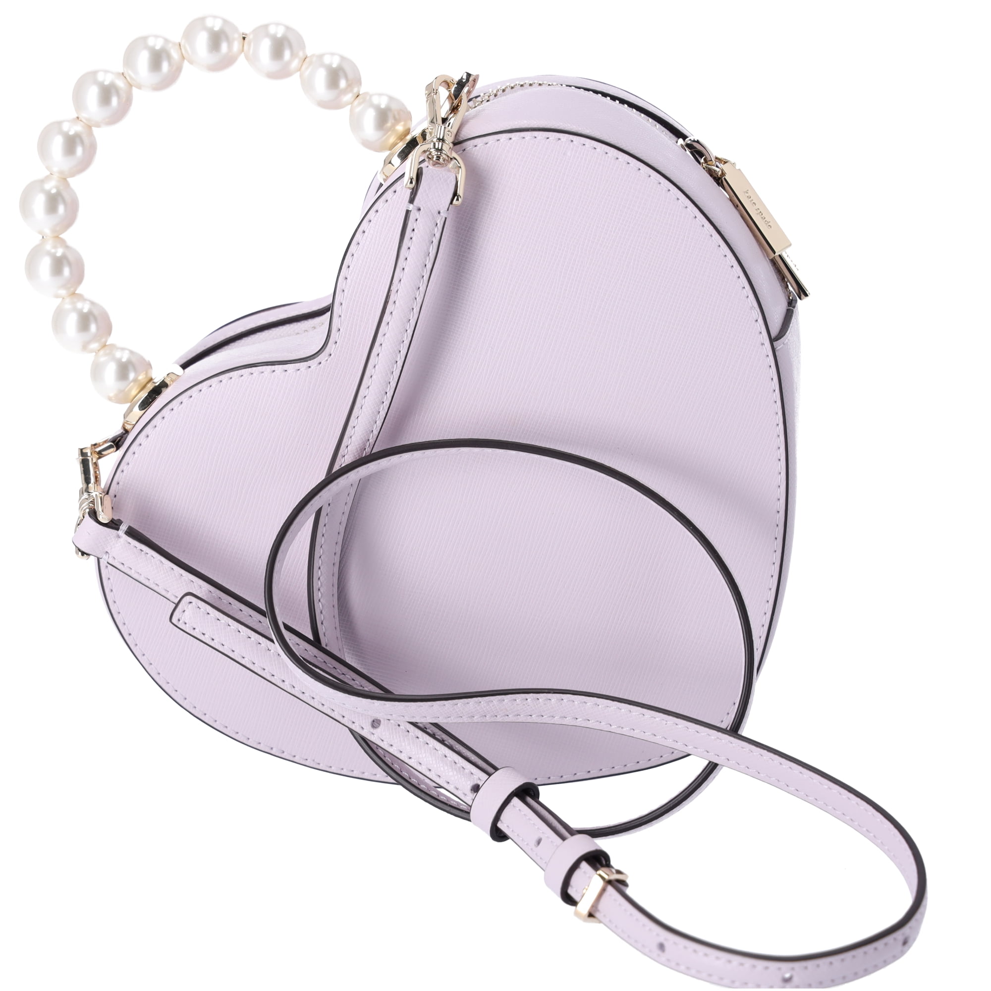 happy(*Ü*)ﻌﻌﻌ♥さま専用　Kate Spade Kate spade heart crossbody bag in lilac Gold Chain W
