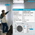 thumbnail image 6 of Daikin 18000 BTU 18 SEER2 R32 Entra Series Ductless Air Conditioner Heat Pump with Bracket, 6 of 6